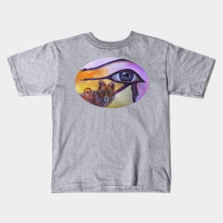 Fox and Eye of Horus Kids T-Shirt